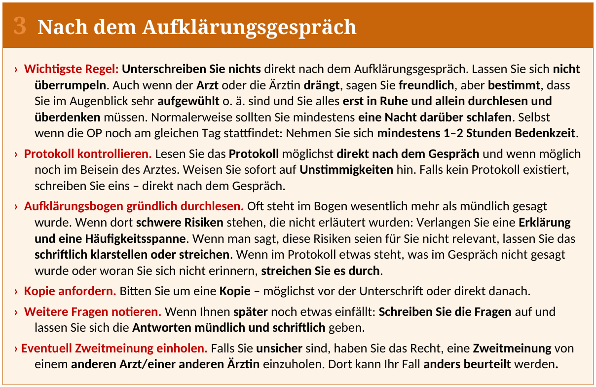 Vorschau: Nach dem Gespräch